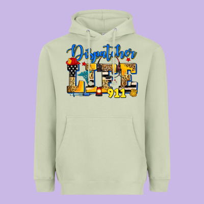 Dispatcher Life Heavyweight Hoodie Designed By Zillion Design Studio