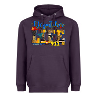 Plum dispatcher life Heavyweight Hoodie - Zillion Design Studio