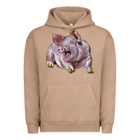 Pigment Burro Landrace Pig Urban Hoodie - LillyAllenDesigns