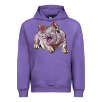 Tulip Landrace Pig Urban Hoodie - LillyAllenDesigns