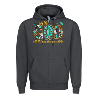 Smoke with god all things are possible with gemstone Zipper Hoodie - texasbilliewilder