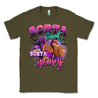 Army Green Sorta sweet sorta spooky sneaker and heel afro wom Classic Tee - RanaPortraitStore