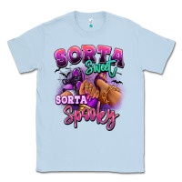 Dusty Blue Sorta sweet sorta spooky sneaker and heel afro wom Classic Tee - RanaPortraitStore
