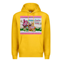 Lemon happy easter y'all  rabbit Premium Hoodie - BarkalooDesign