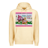 Pina Colada happy easter y'all  rabbit Premium Hoodie - BarkalooDesign
