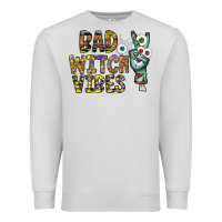 Dove Grey bad witch vibes Premium Sweatshirt - CowhideDigitalArt