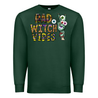 Sports Green bad witch vibes Premium Sweatshirt - CowhideDigitalArt