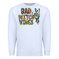 White bad witch vibes Premium Sweatshirt - CowhideDigitalArt