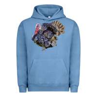 Pigment Pebble Blue Bronze Turkey Urban Hoodie - LillyAllenDesigns