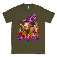 Army Green Spooky Goat Classic Tee - RanaPortraitStore