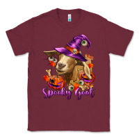 Burgundy Spooky Goat Classic Tee - RanaPortraitStore