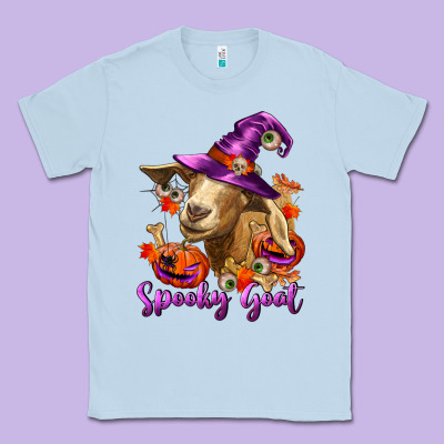 Spooky Goat Classic Tee Designed By Ranaportraitstore