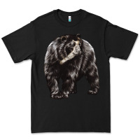 Black Spectacled Bear Premium Tee - LillyAllenDesigns
