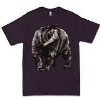 Plum Spectacled Bear Premium Tee - LillyAllenDesigns