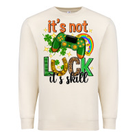 Sandshell its not luck its skill st. patricks day Premium Sweatshirt - Neo Western