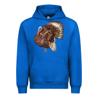 Cobalt Bourbon Red Turkey Urban Hoodie - LillyAllenDesigns