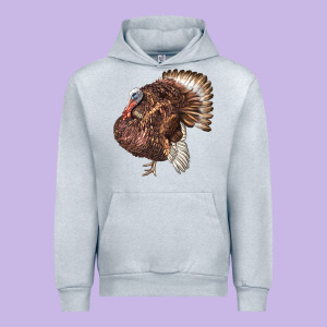 Bourbon Red Turkey Urban Hoodie Designed By Lillyallendesigns