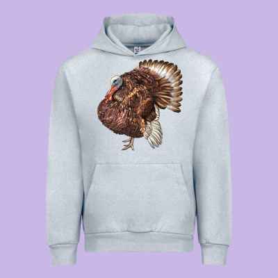Bourbon Red Turkey Urban Hoodie Designed By Lillyallendesigns