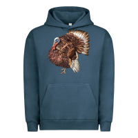 Pigment Midnight Navy Bourbon Red Turkey Urban Hoodie - LillyAllenDesigns