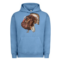 Pigment Pebble Blue Bourbon Red Turkey Urban Hoodie - LillyAllenDesigns