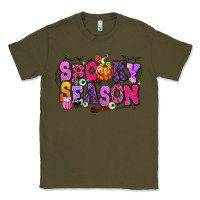 Army Green Spooky season Halloween Classic Tee - RanaPortraitStore