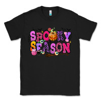 Black Spooky season Halloween Classic Tee - RanaPortraitStore