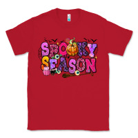 Red Spooky season Halloween Classic Tee - RanaPortraitStore