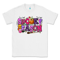 White Spooky season Halloween Classic Tee - RanaPortraitStore