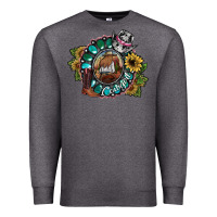 Charcoal Heather cowgirl Premium Sweatshirt - SublimationCraftShop