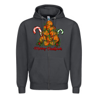 Smoke Merry Christmas Basketball Zipper Hoodie - RanaPortraitStore
