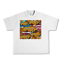 Lunar Rock school bus American flag sunflower cowhide leopard Urban Heavy Tee - Artiststas