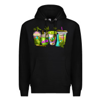 Black coffee cups Premium Hoodie - NancyCooperArtShop
