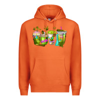 Carrot coffee cups Premium Hoodie - NancyCooperArtShop