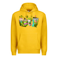 Lemon coffee cups Premium Hoodie - NancyCooperArtShop