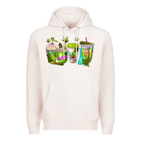 Pale Pink coffee cups Premium Hoodie - NancyCooperArtShop