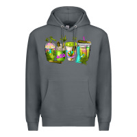 Rock coffee cups Premium Hoodie - NancyCooperArtShop