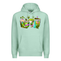 Seafoam coffee cups Premium Hoodie - NancyCooperArtShop