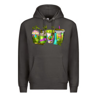 Smoke coffee cups Premium Hoodie - NancyCooperArtShop