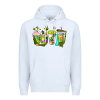 White coffee cups Premium Hoodie - NancyCooperArtShop