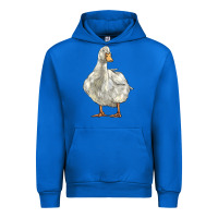Cobalt american pekin duck Urban Hoodie - LillyAllenDesigns