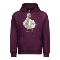 Mauve Wine american pekin duck Urban Hoodie - LillyAllenDesigns