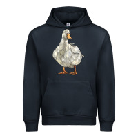 Navy american pekin duck Urban Hoodie - LillyAllenDesigns