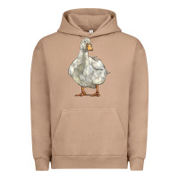 Pigment Burro american pekin duck Urban Hoodie - LillyAllenDesigns