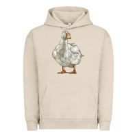 Pigment French Oak american pekin duck Urban Hoodie - LillyAllenDesigns