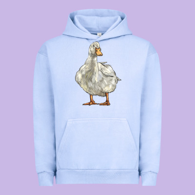 American Pekin Duck Urban Hoodie Designed By Lillyallendesigns