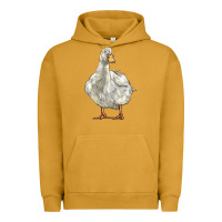 Pigment Peanut Butter american pekin duck Urban Hoodie - LillyAllenDesigns