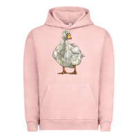 Pigment Salmon american pekin duck Urban Hoodie - LillyAllenDesigns
