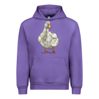 Tulip american pekin duck Urban Hoodie - LillyAllenDesigns