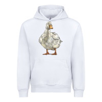 White american pekin duck Urban Hoodie - LillyAllenDesigns
