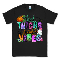 Black Thick thighs spooky vibes Classic Tee - RanaPortraitStore